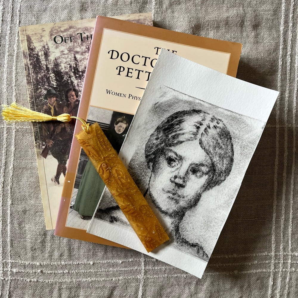 Feminist History Book Set with Original Art + Bookmark